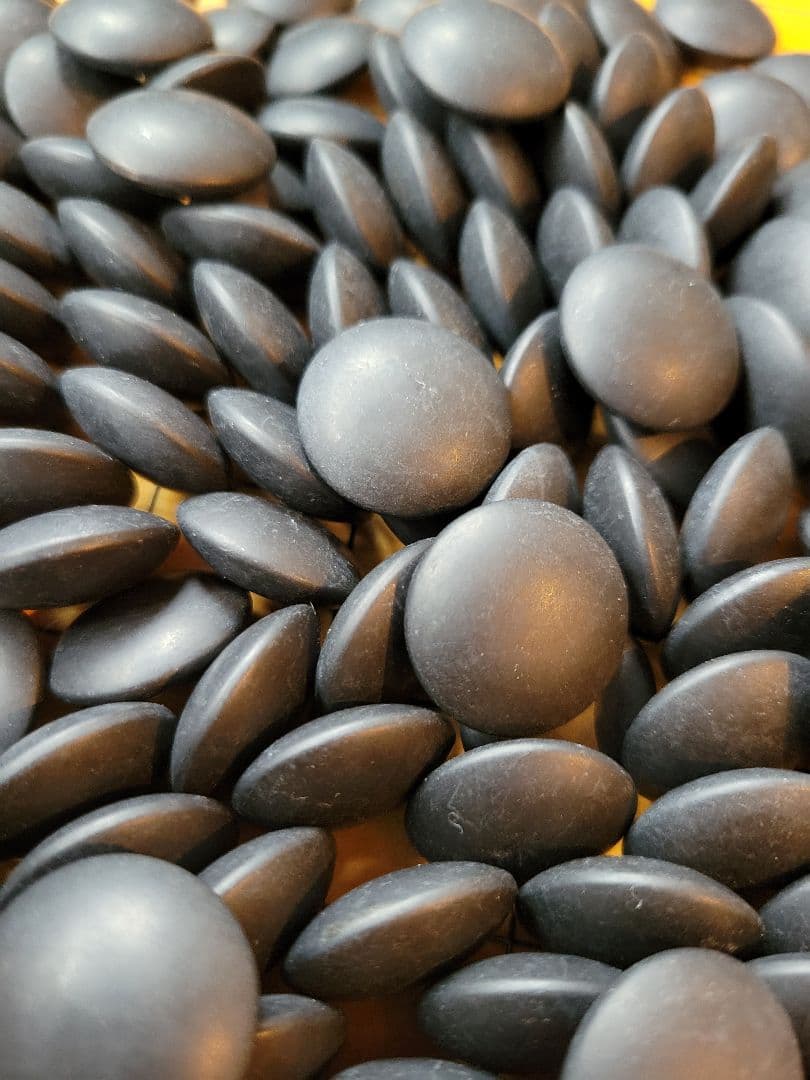 高級碁盤(1枚板)と那智黒蛤碁石セット