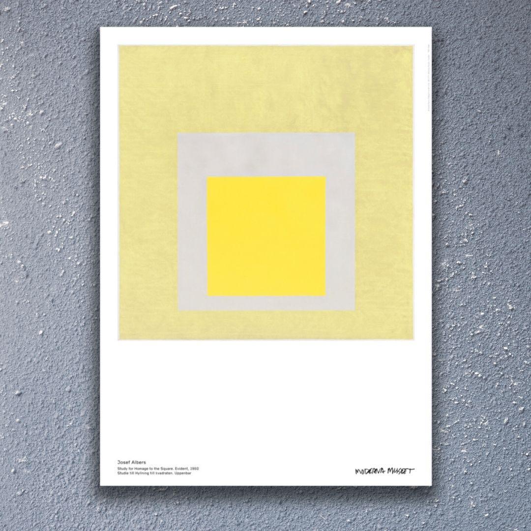 特注額装付 Josef Albers ジョセフ・アルバース 国内未入荷ポスター