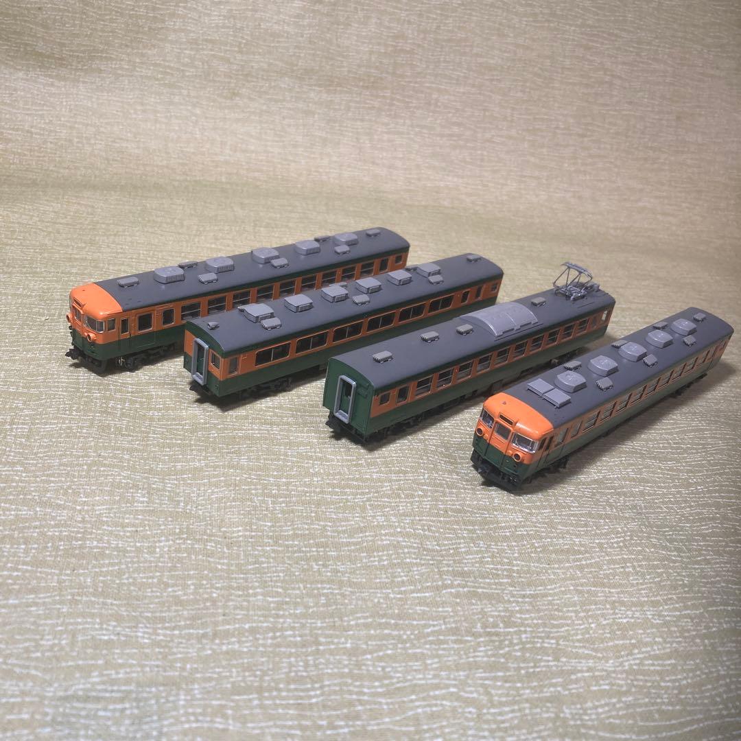 TOMIX 165系初期ロット4輌セット(ジャンク)