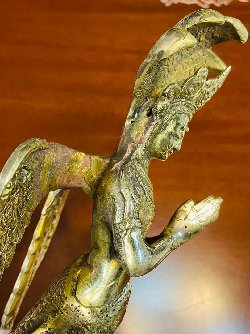 新品 送料無料 アジアン ドアハンドル ナーガ 蛇神 龍神 約27㎝⑨