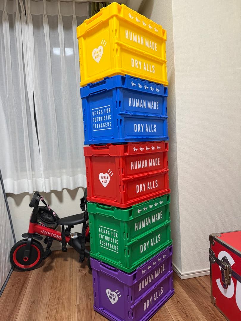 HUMAN MADE DRY ALLS 収納ボックス　20L 5個セット