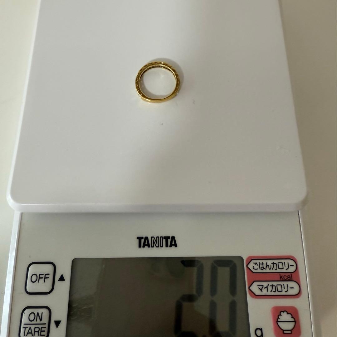 K18イエローゴールド ダイヤエタニティリング 1カラット