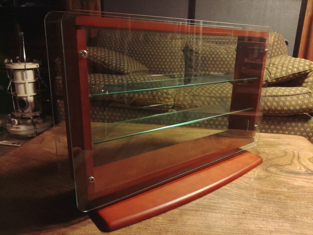 n様　ガラスケース　ディスプレイケース ショーケース　塩川光明堂　アンティーク