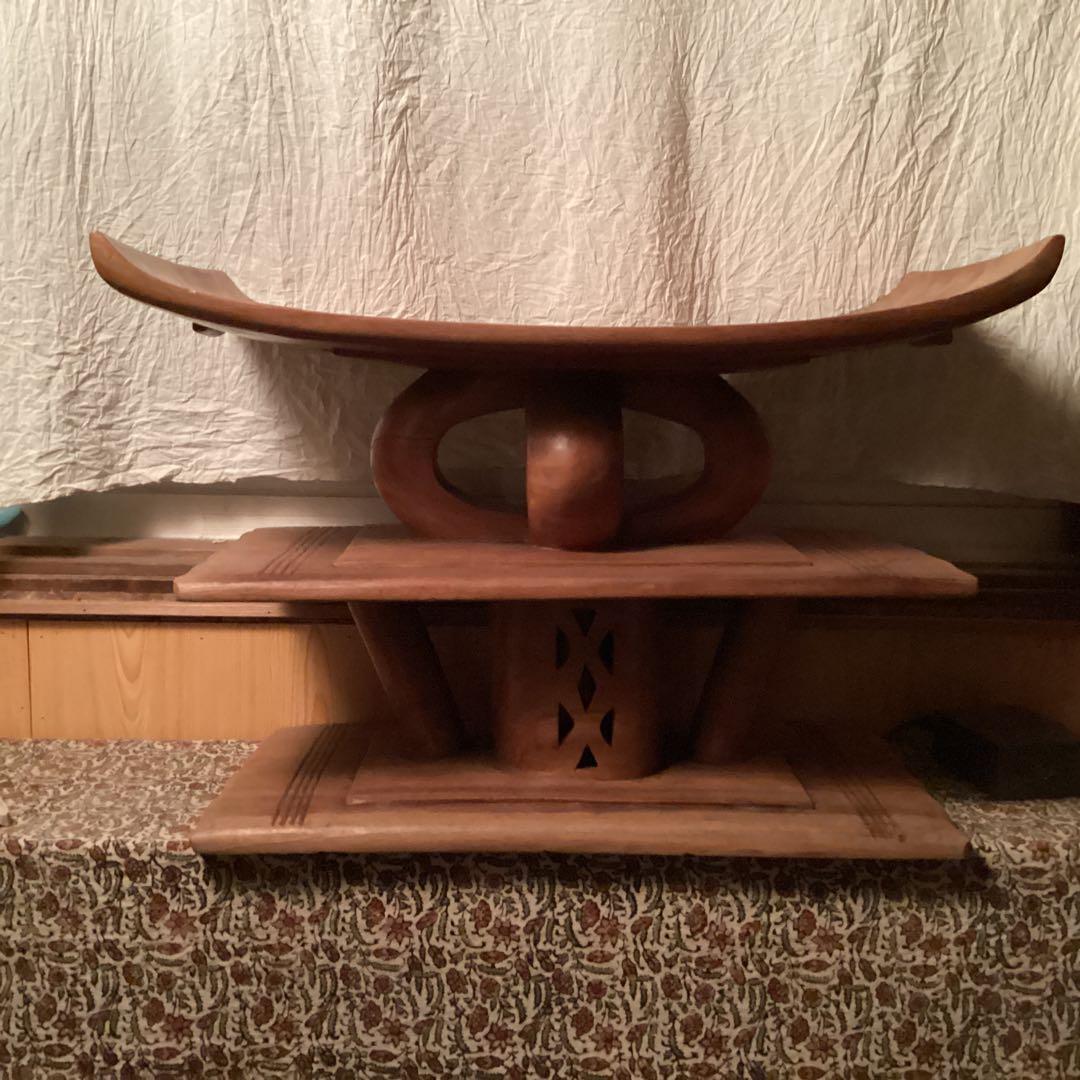 最終値下げ　アシャンティ族　スツール② アフリカ民芸