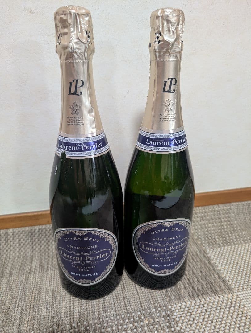 【英国王室御用達のシャンパン】ローラン・ペリエ ウルトラ ブリュット　2本セット