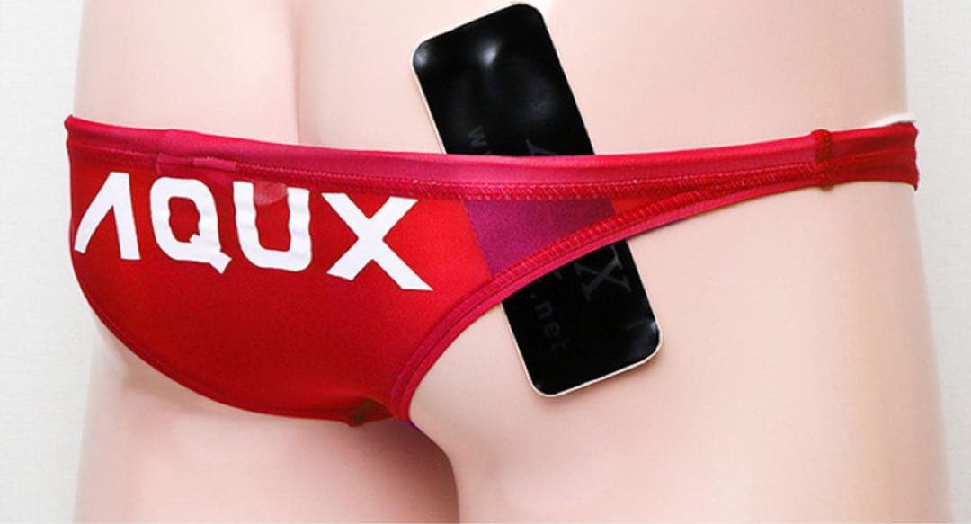 AQUX【新品未使用】完売品⭐︎Half Back Swim Sheer水着LL✨