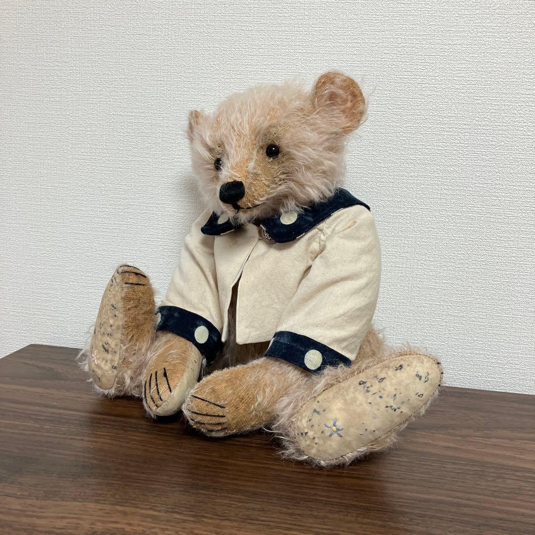 【キウイ】フォーゲットミーノット　テディベア 作家　アーティストベア