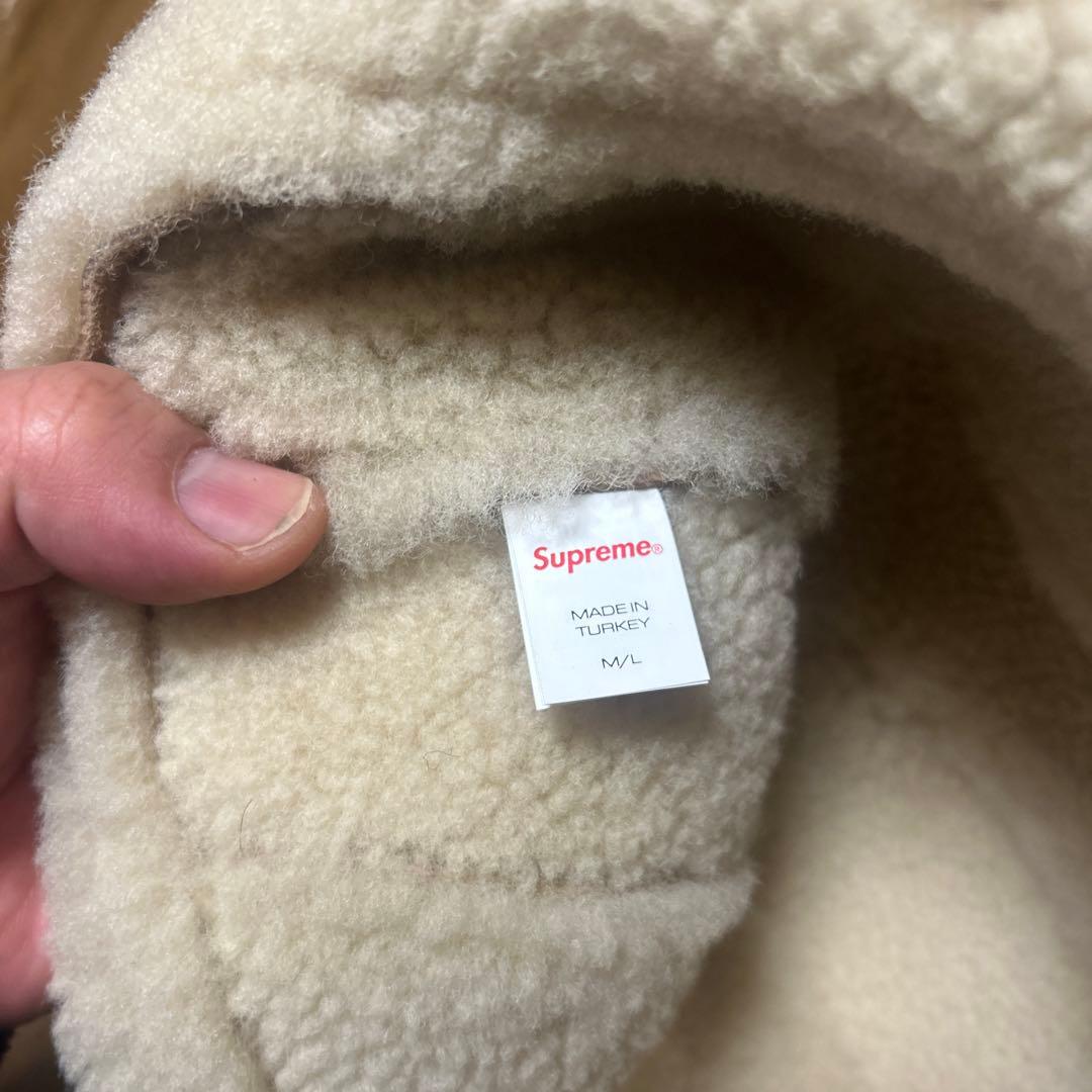 帽子 supreme shearling lined earflap cap M/L