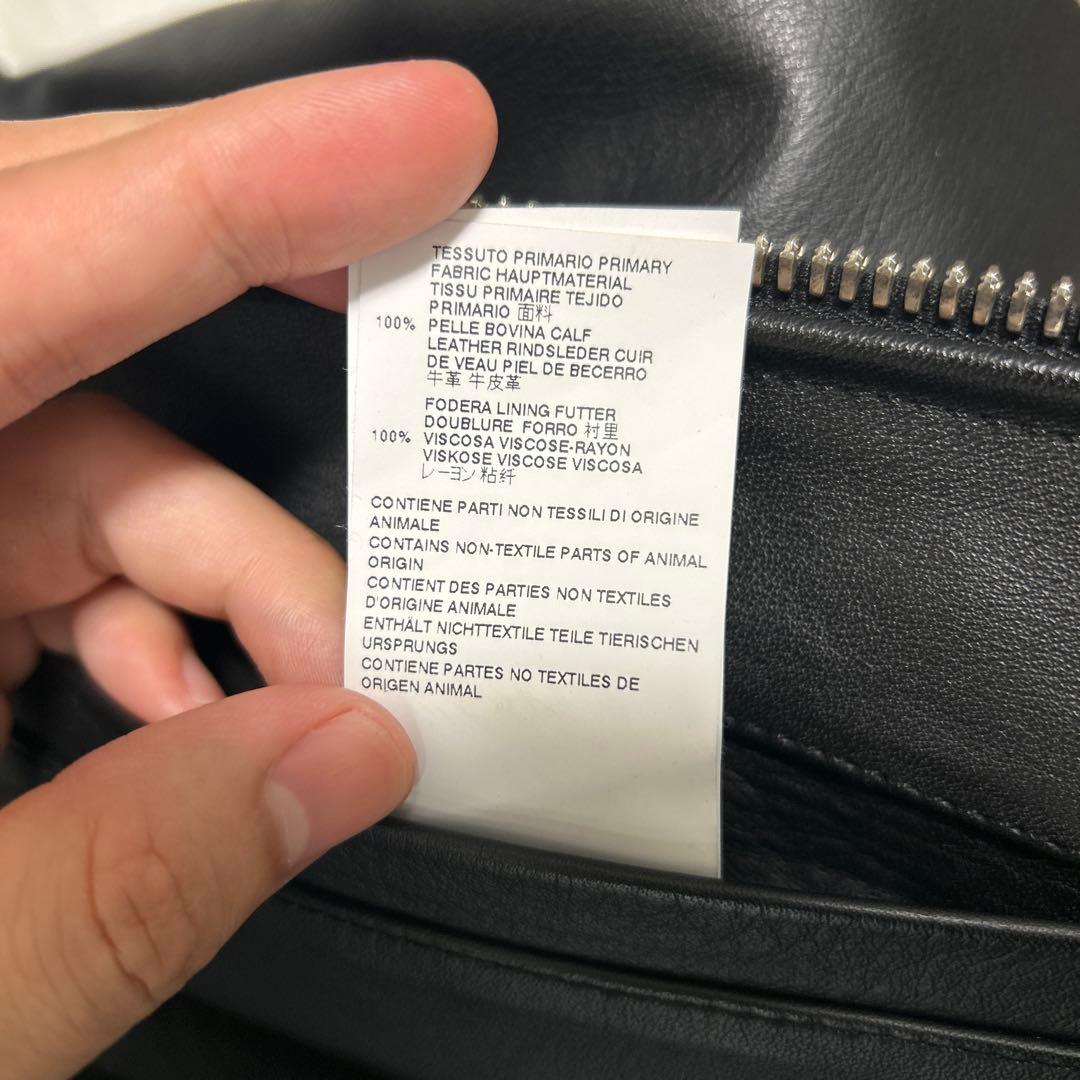 ジ*ー様 【最終値下げ】Maison Margiela ハの字ライダース　革ジャ