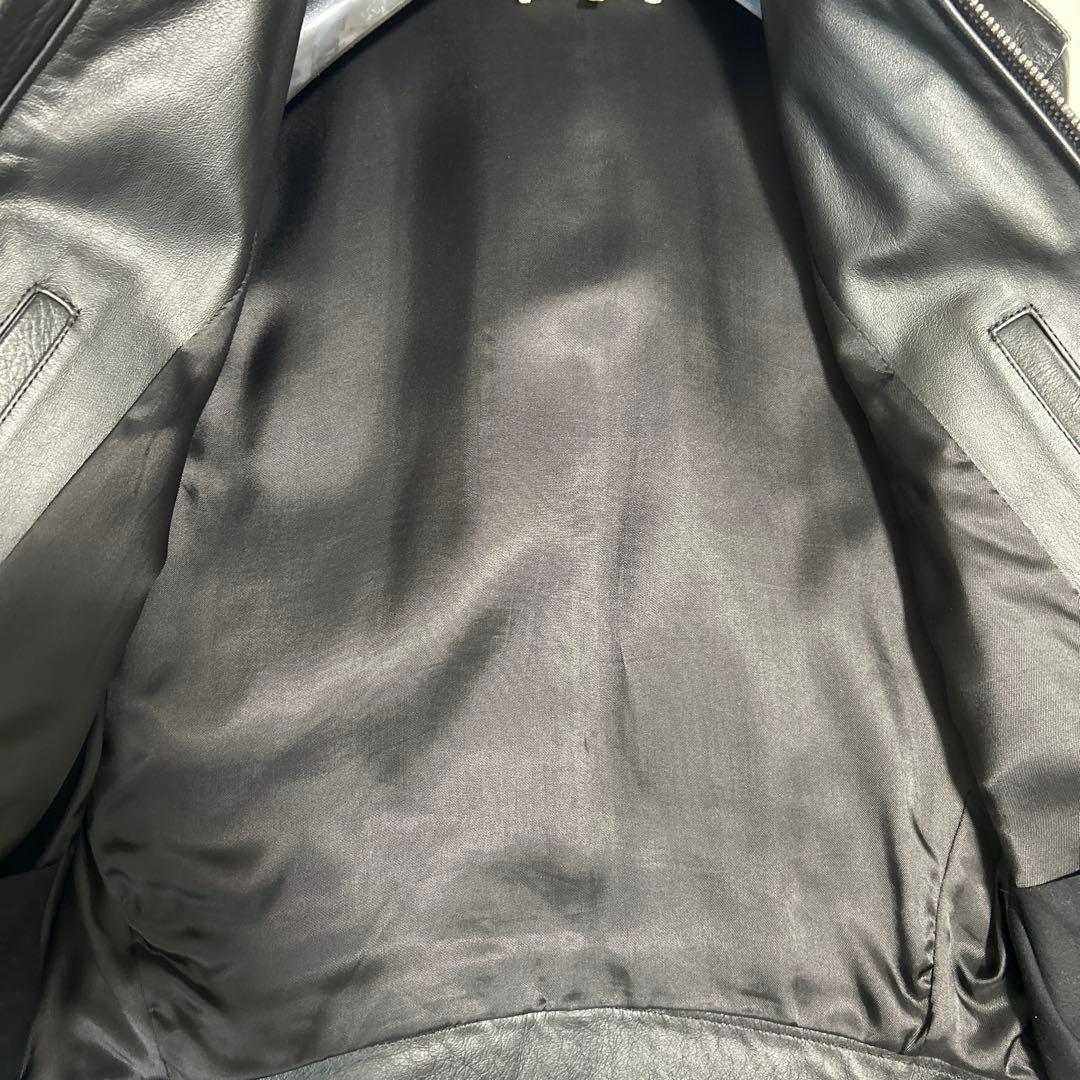 ジ*ー様 【最終値下げ】Maison Margiela ハの字ライダース　革ジャ