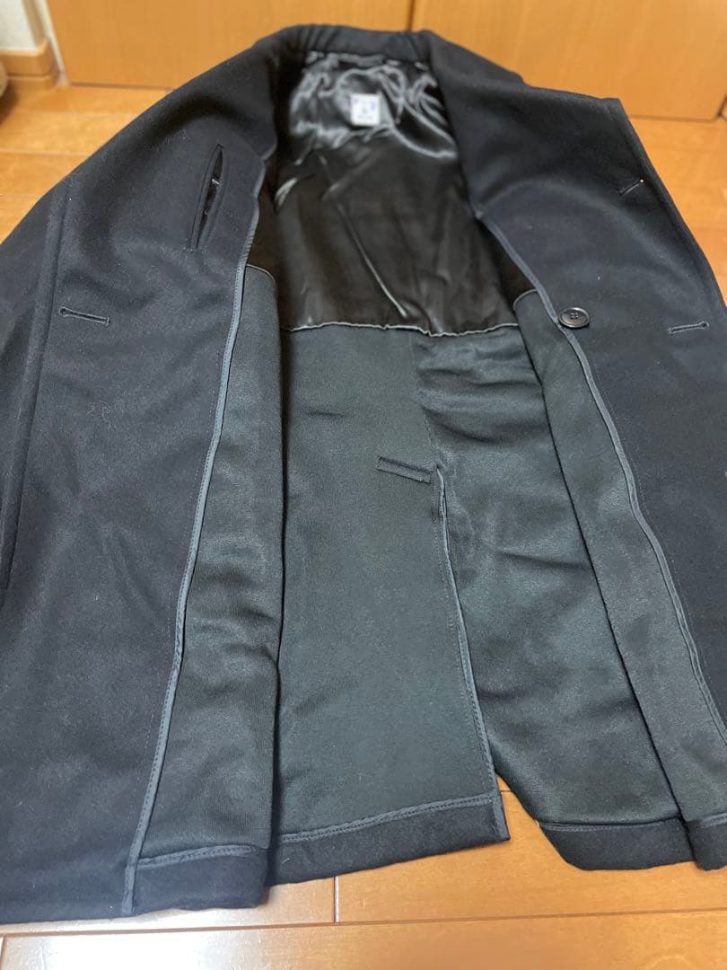 アメリカ海軍　US NAVY Pコート38L ブラック　ミリタリーコート米軍