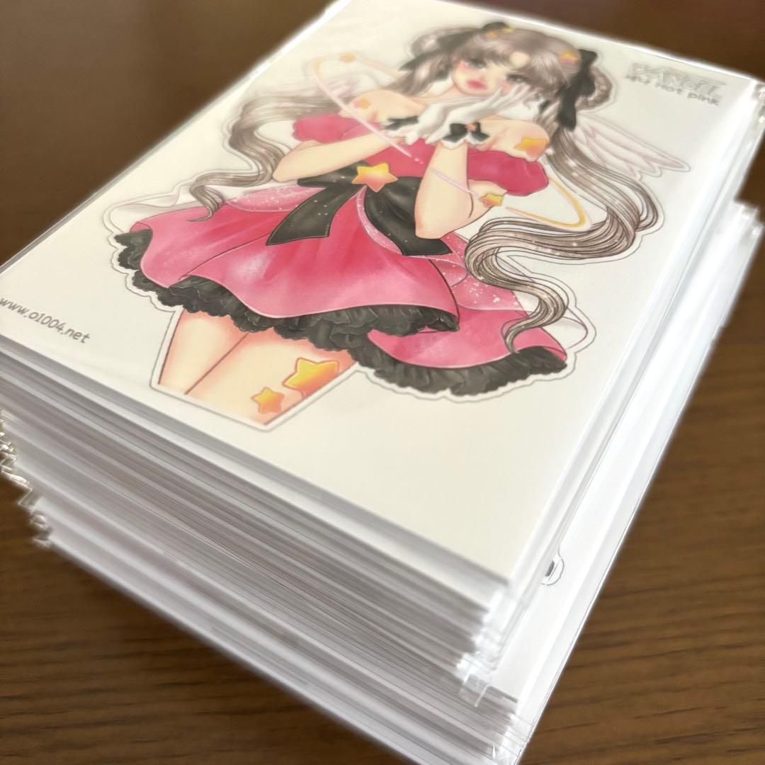 韓国作家さん o1004さん ステッカー（コラージュ 女の子 人物）