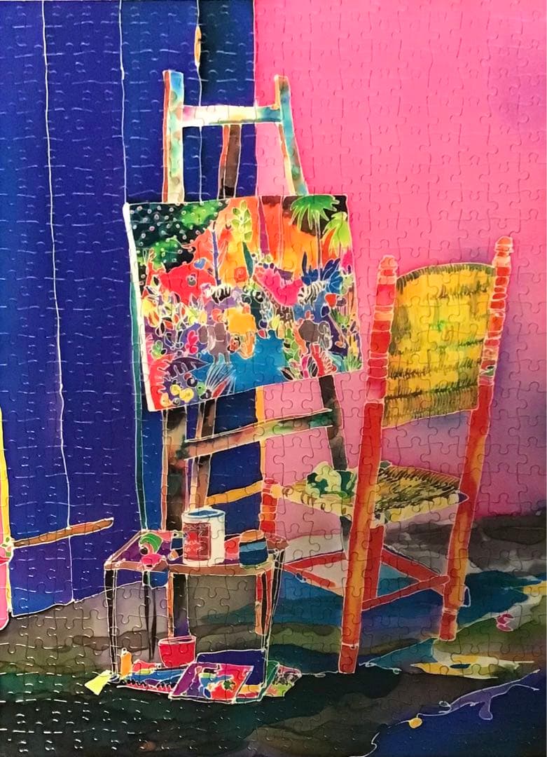 ジグソーパズル　500ピース　ジェニファー・マークス　『キャンバス&イーゼル』