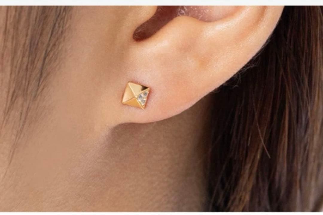 orefice ダイヤスタッズピアス K18 YG