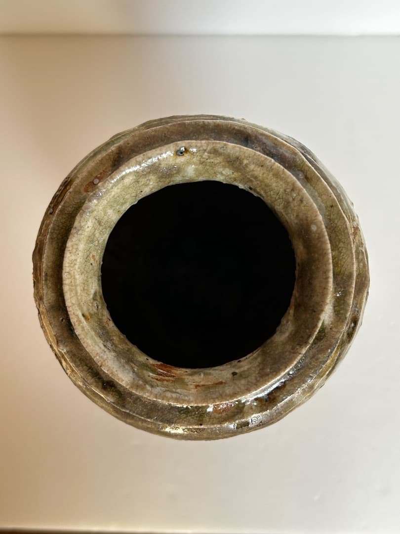 伊賀釉 花瓶 (八代 加藤宇助)