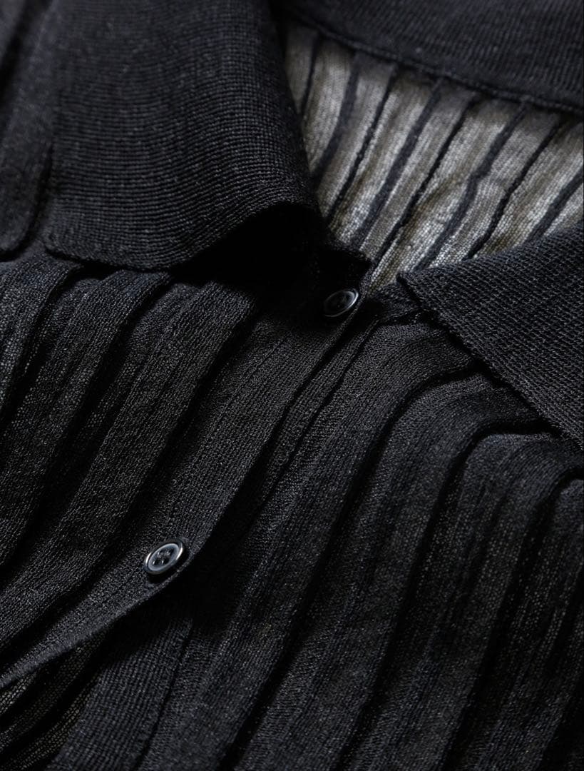 新品　STUNNING LURE ｒワイドリブポロニット