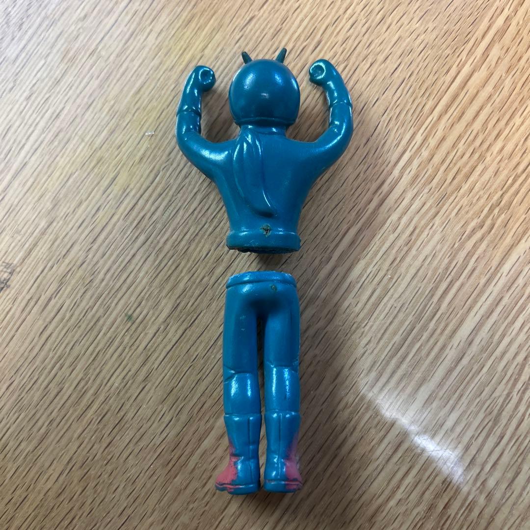 当時物、パチ無版権ソフビ　仮面ライダーエックス