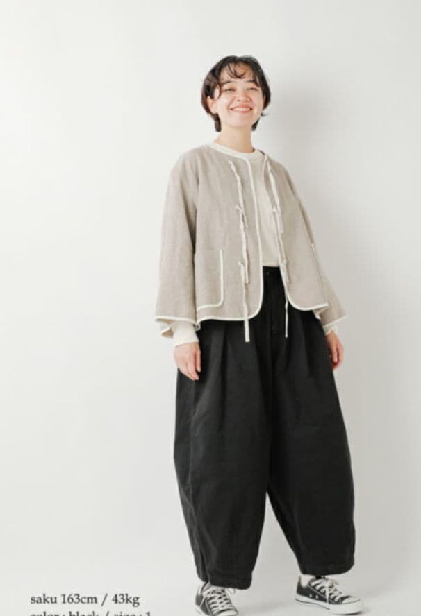 今日だけ値下げ　未使用　ハーベスティ　サーカスパンツ　ボリューム　ゆったり