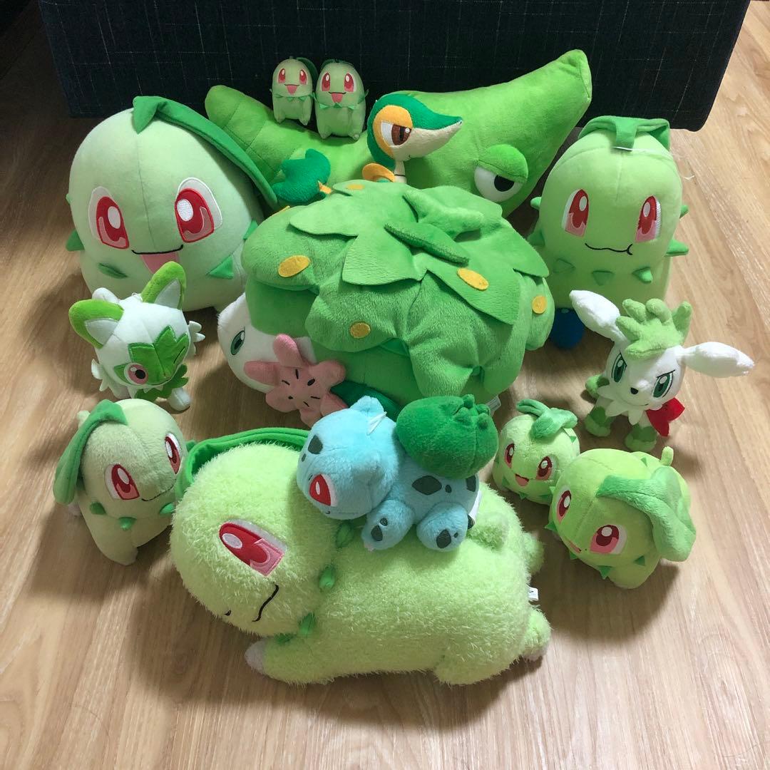 ポケモンぬいぐるみ〜チコリータと仲間たち(緑)〜