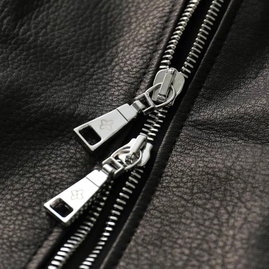 未使用TAGLIATORE タリアトーレ /定価18万 羊革 48 M〜L黒