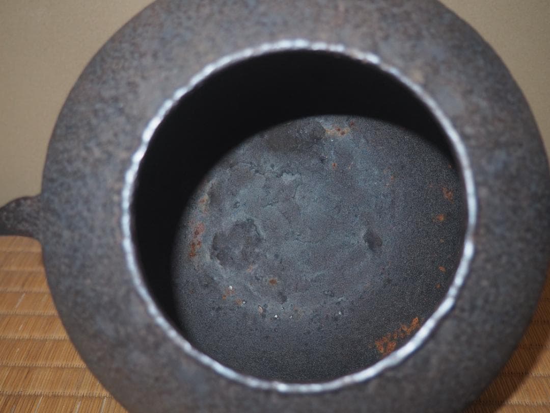 11代大西清右衛門(浄寿)造『箆被釜(のかづきがま)』共箱　千家十職