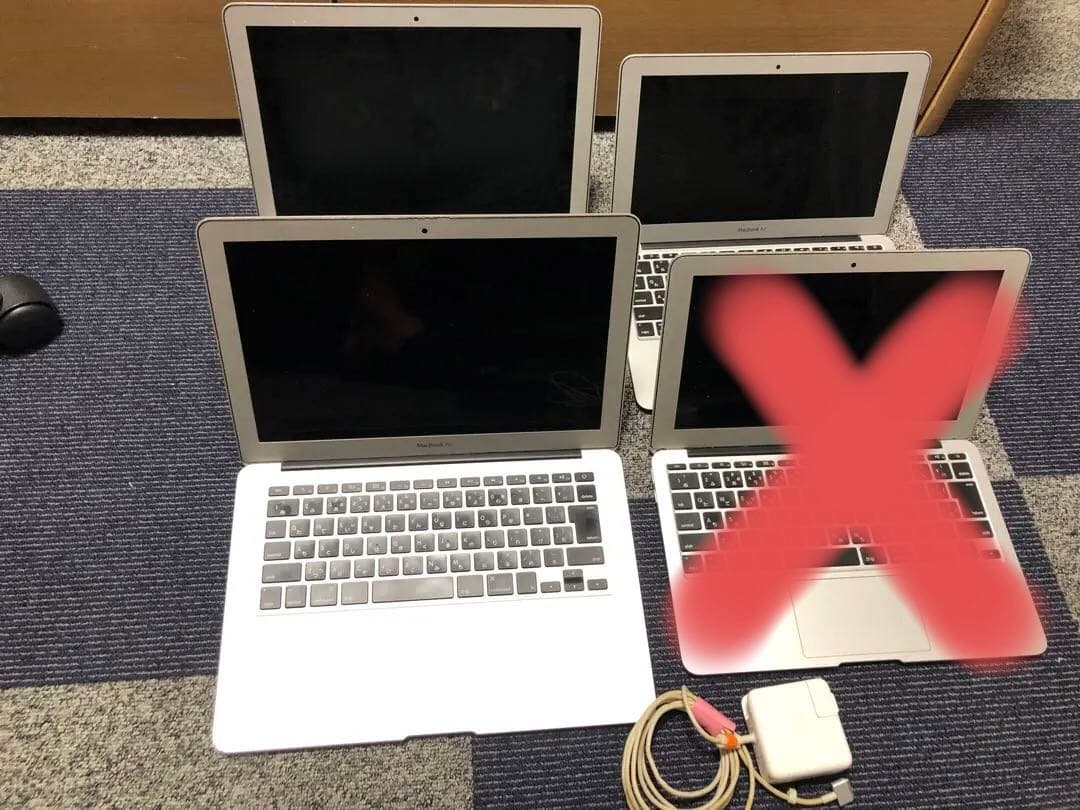 MacBook Air 本体 3台セット 充電器付き