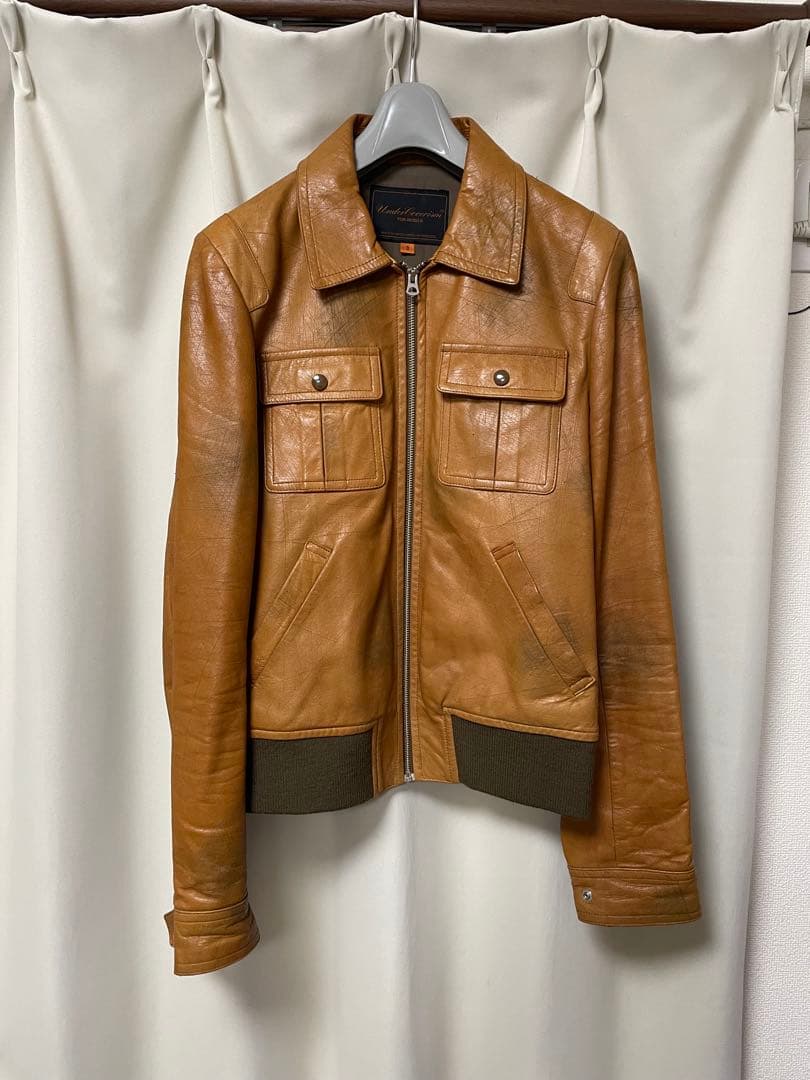 Undercorverism スクラッチ加工シングルライダース