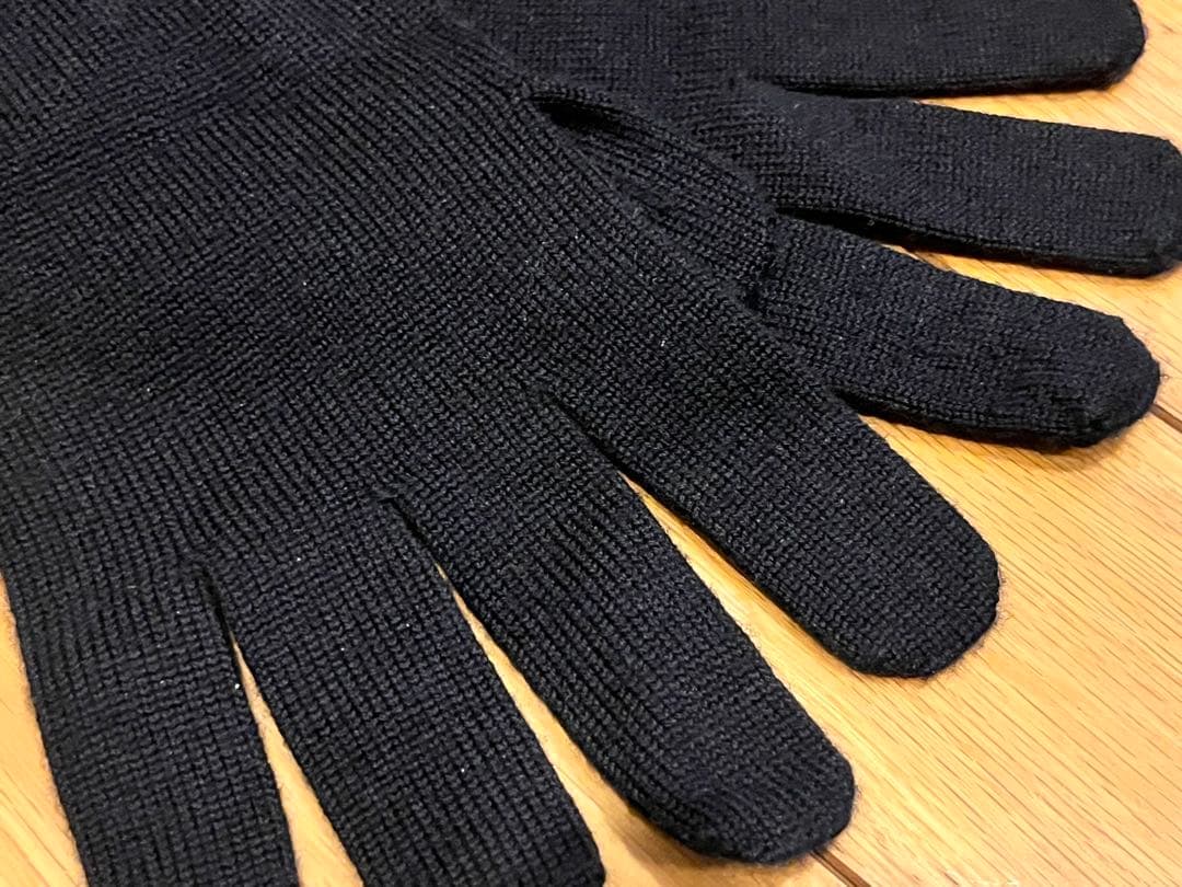 美品★MONCLER モンクレール 手袋★Lサイズ★ 黒色★