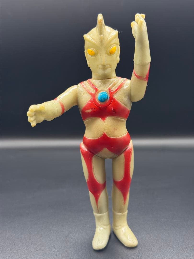 ウルトラマンエース ミドル ソフビ マルサン 当時物　１４cm