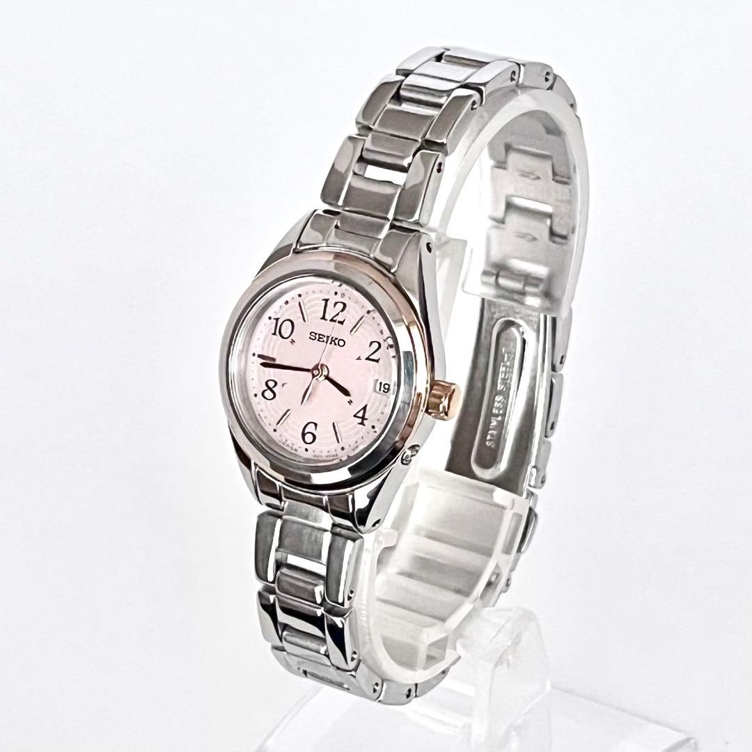セイコー SEIKO レディース腕時計 稼働 電波ソーラー 磨き済み s1962