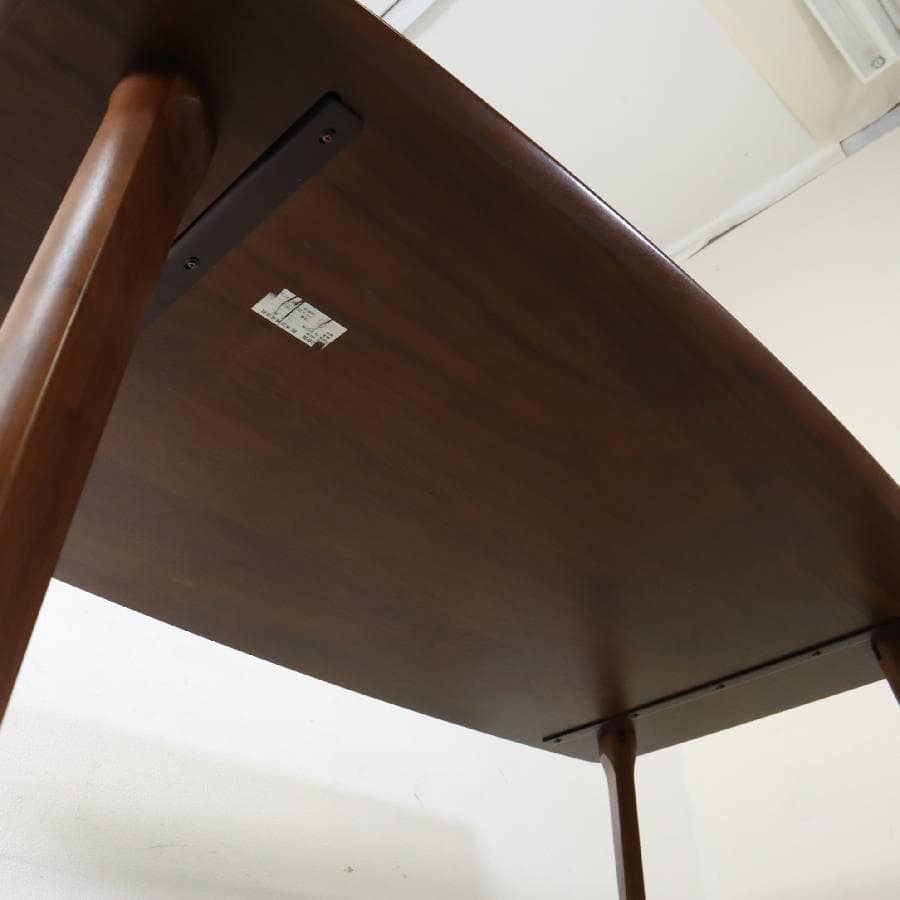 柏木工 ダイニングテーブル 幅150cm OB53W 色BW ウォールナット材