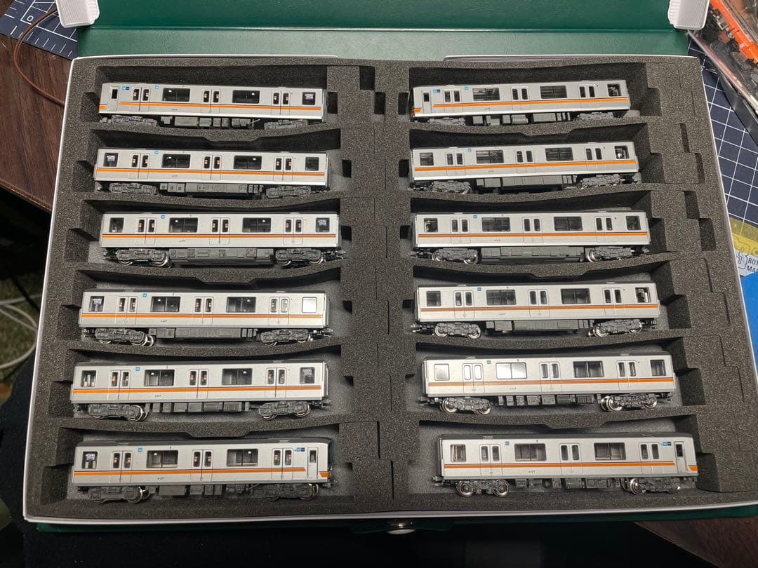 【加工品】東京メトロ 01系 銀座線 12両セット nゲージ 鉄道模型