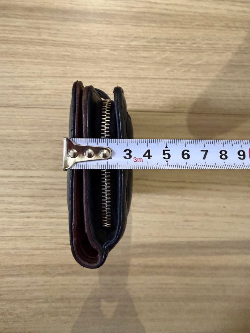 【CHANEL】キルティング ブラック 二つ折り財布