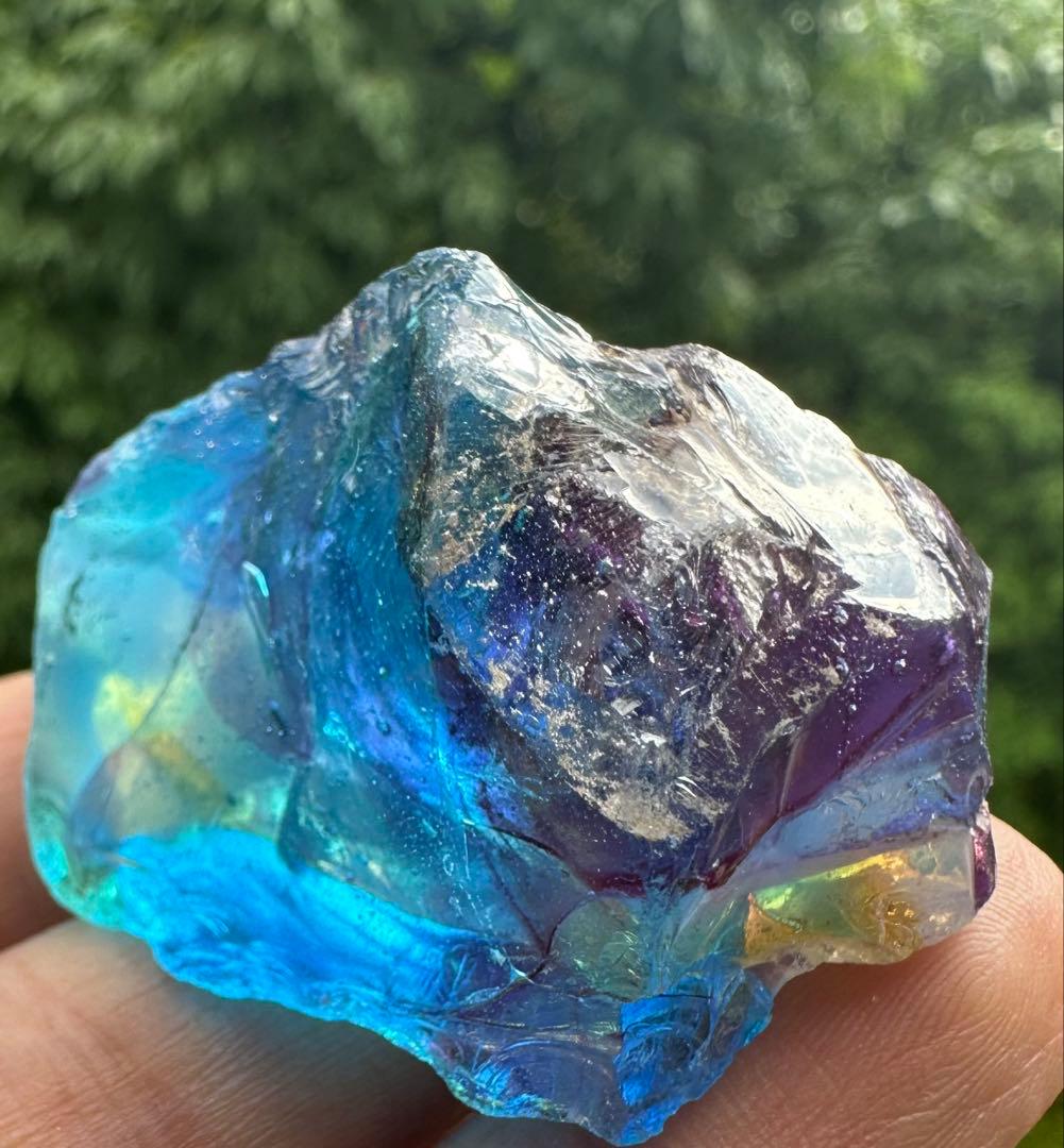 1点物シエラネバダ産アンダラクリスタル　マルチカラーレムリア ヒーリング瞑想