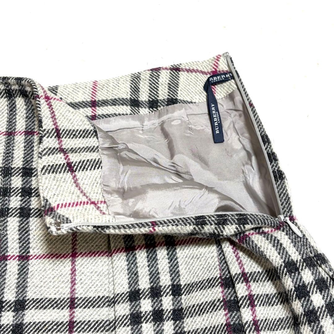✨美品✨ バーバリーロンドン プリーツスカート ノバチェック メガチェック 38