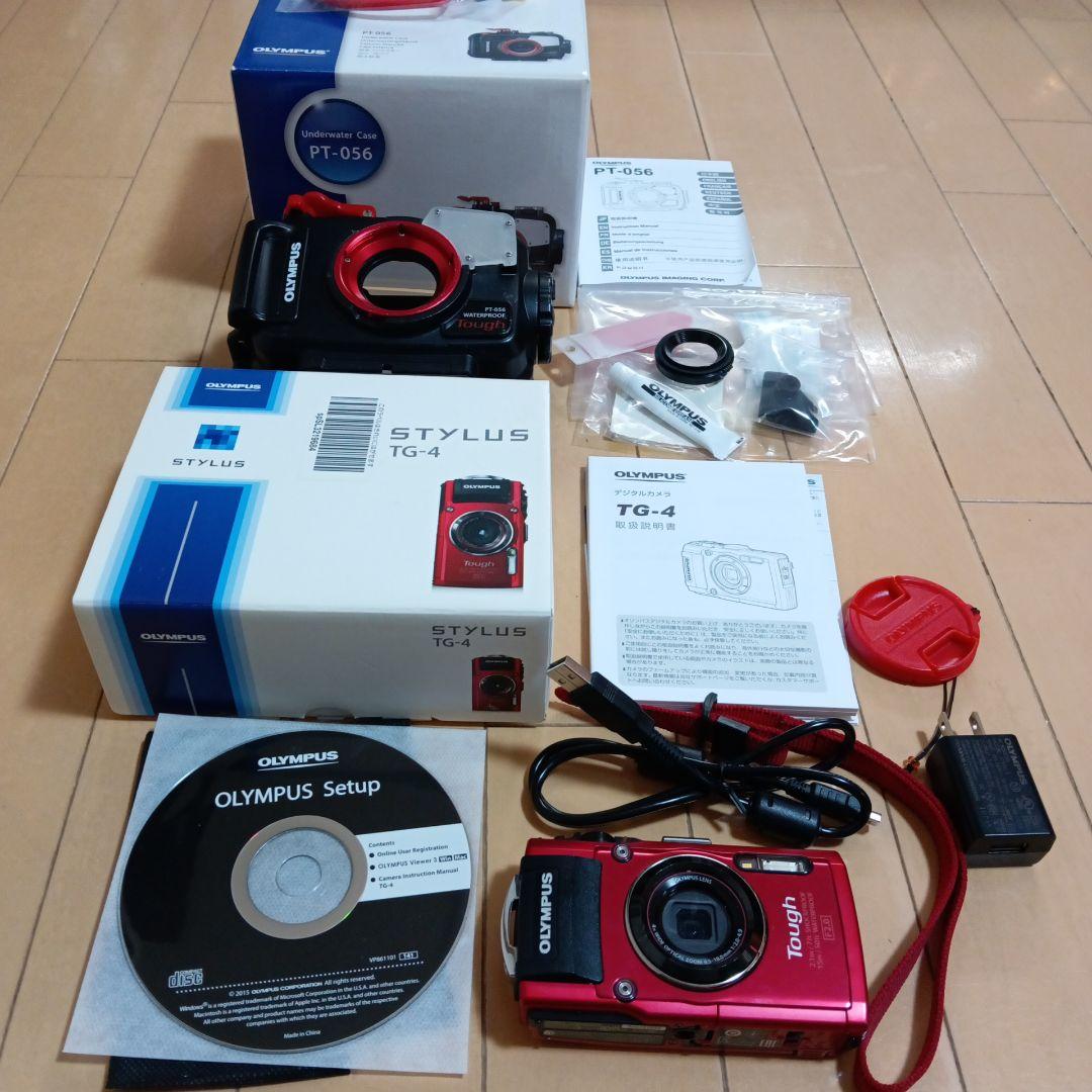 OLYMPUS TG-4 + PT-056 防水ケース セット