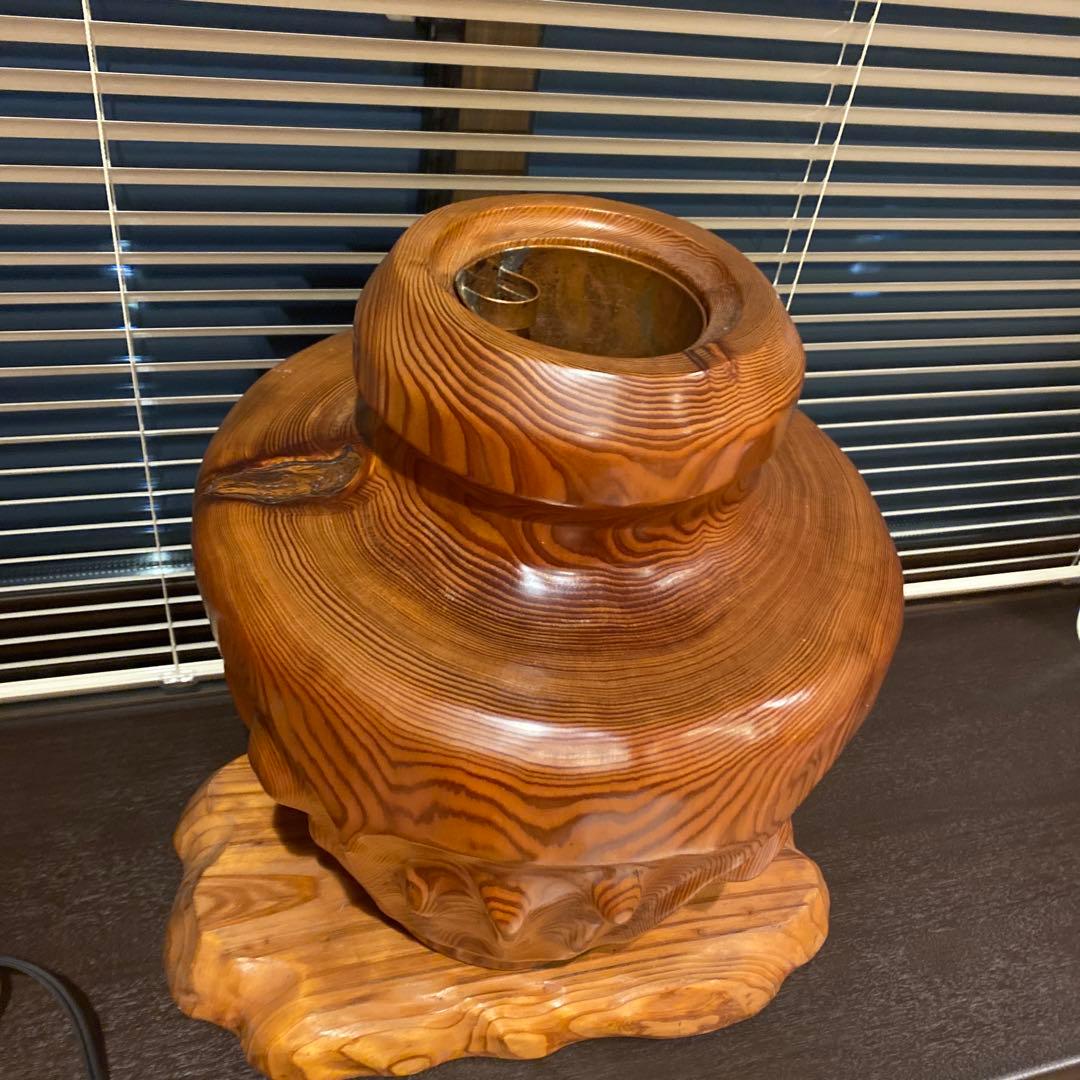木製　花瓶