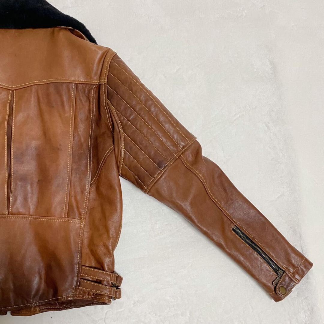 DEGNER デグナー レザージャケット ライダース 本革ヴィンテージ　襟ボア