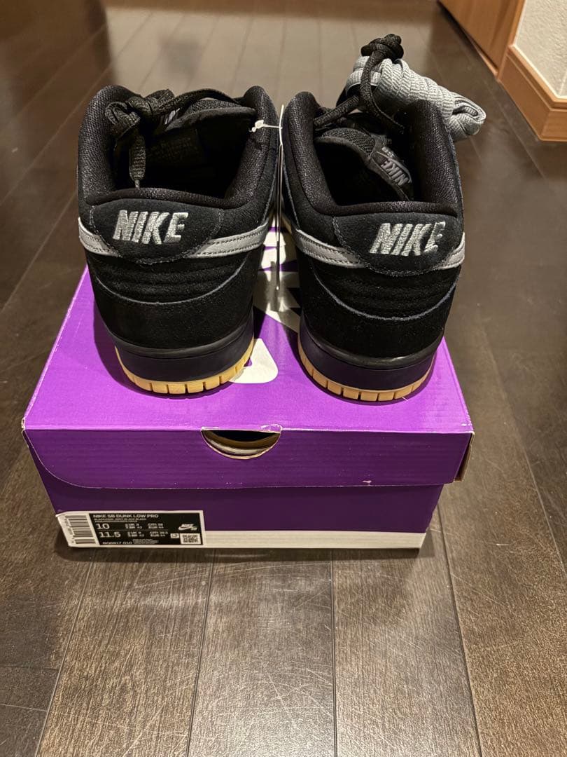 Nike SB Dunk Low Black/Fog ブラックフォグ