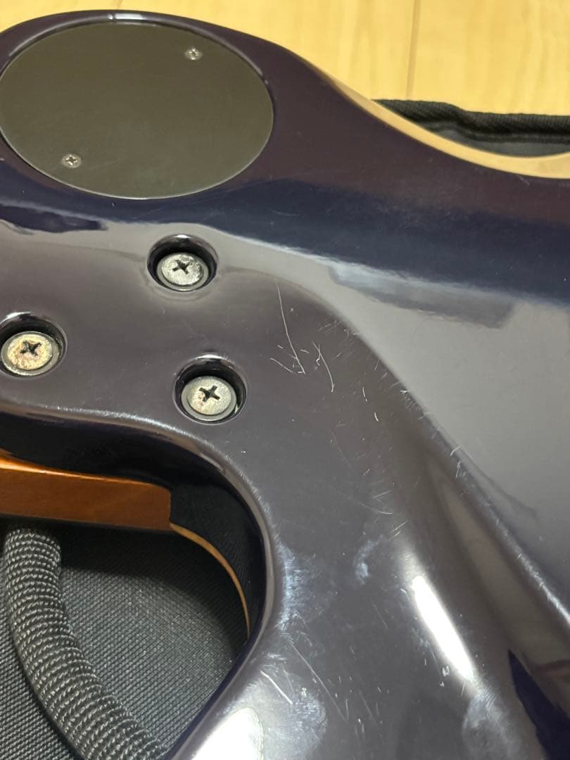 Godin LGXT エレキギター ブルー ギグバッグ付き ピエゾ出音不良あり。