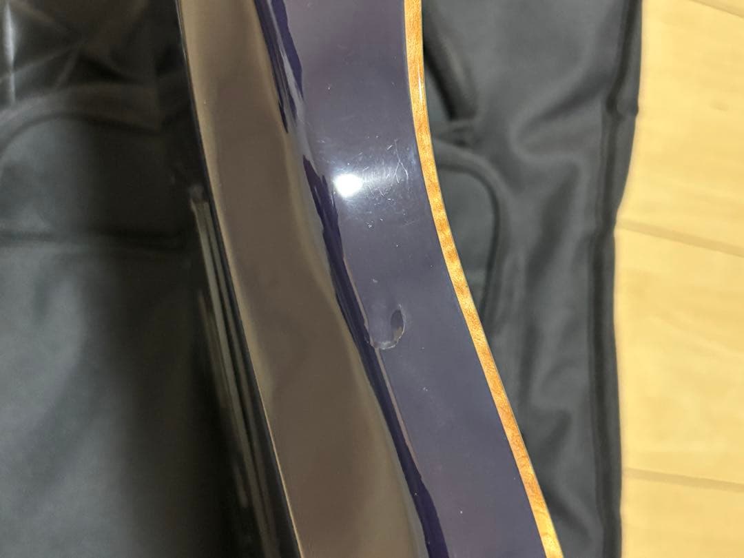 Godin LGXT エレキギター ブルー ギグバッグ付き ピエゾ出音不良あり。