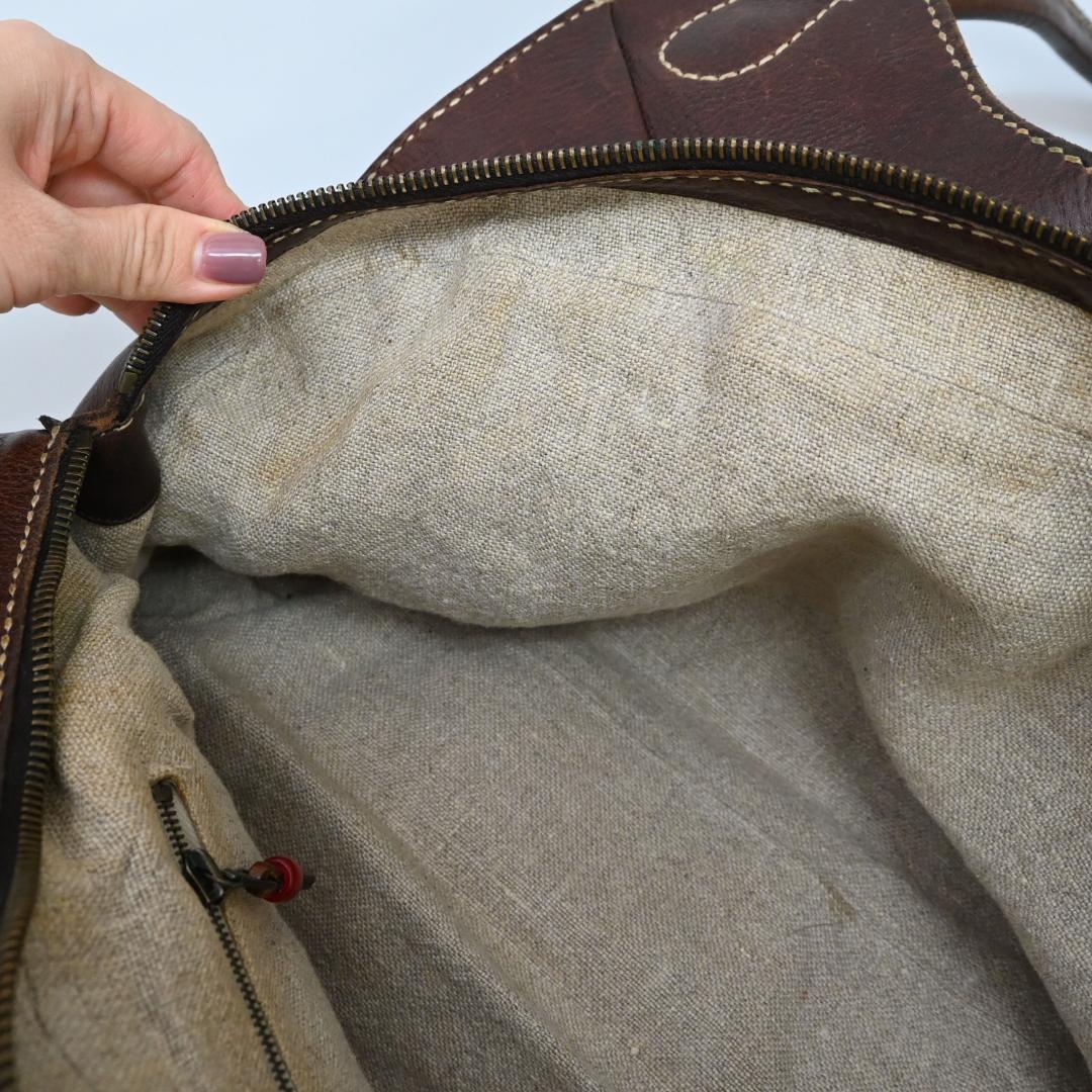 47976★年 アンリークイール ショルダーバッグ ベジタブルタンニン 牛革