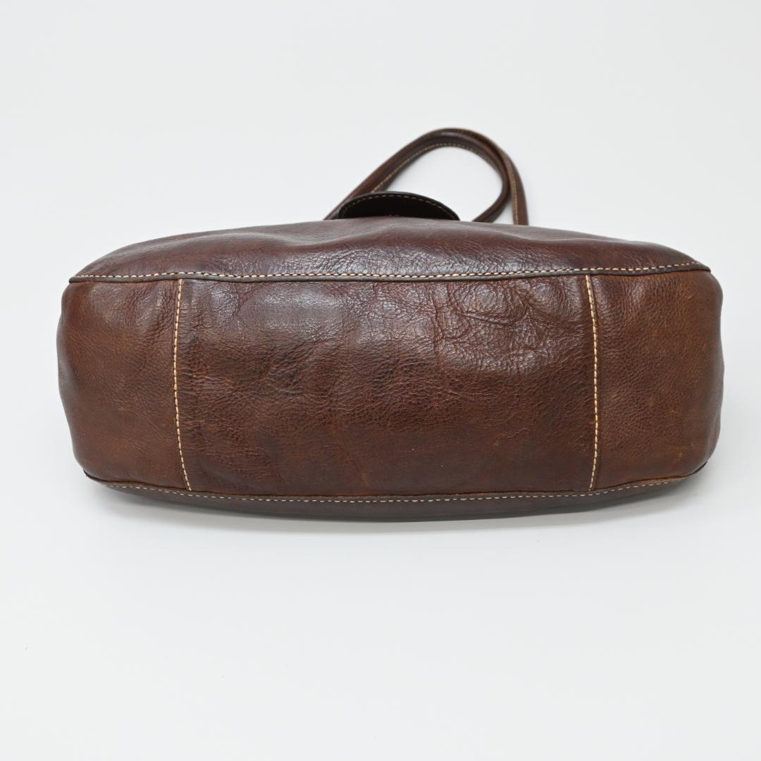 47976★年 アンリークイール ショルダーバッグ ベジタブルタンニン 牛革