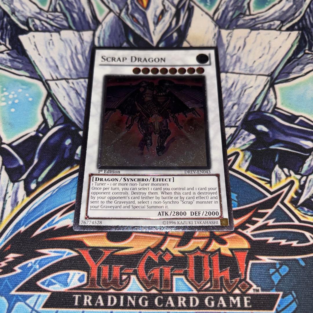 EU版 スクラップ・ドラゴン 1st レリーフ 深掘り個体 遊戯王 海外 英語