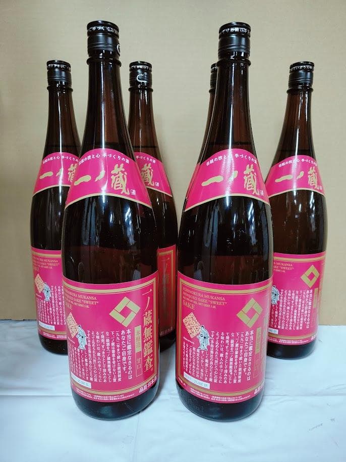 一ノ蔵　無鑑査本醸造甘口　1800ml 6本