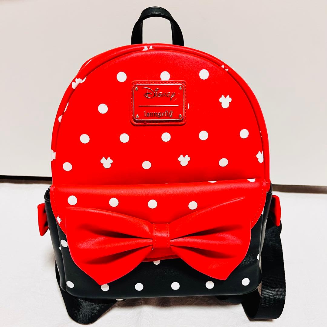 ディズニー　ラウンジフライ　loungefly リュック　ミニー