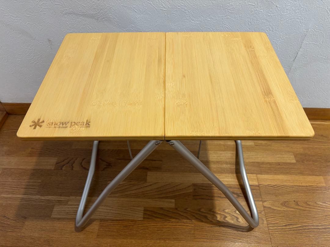  peak スノーピーク　MYテーブル竹 折りたたみアウトドアテーブル