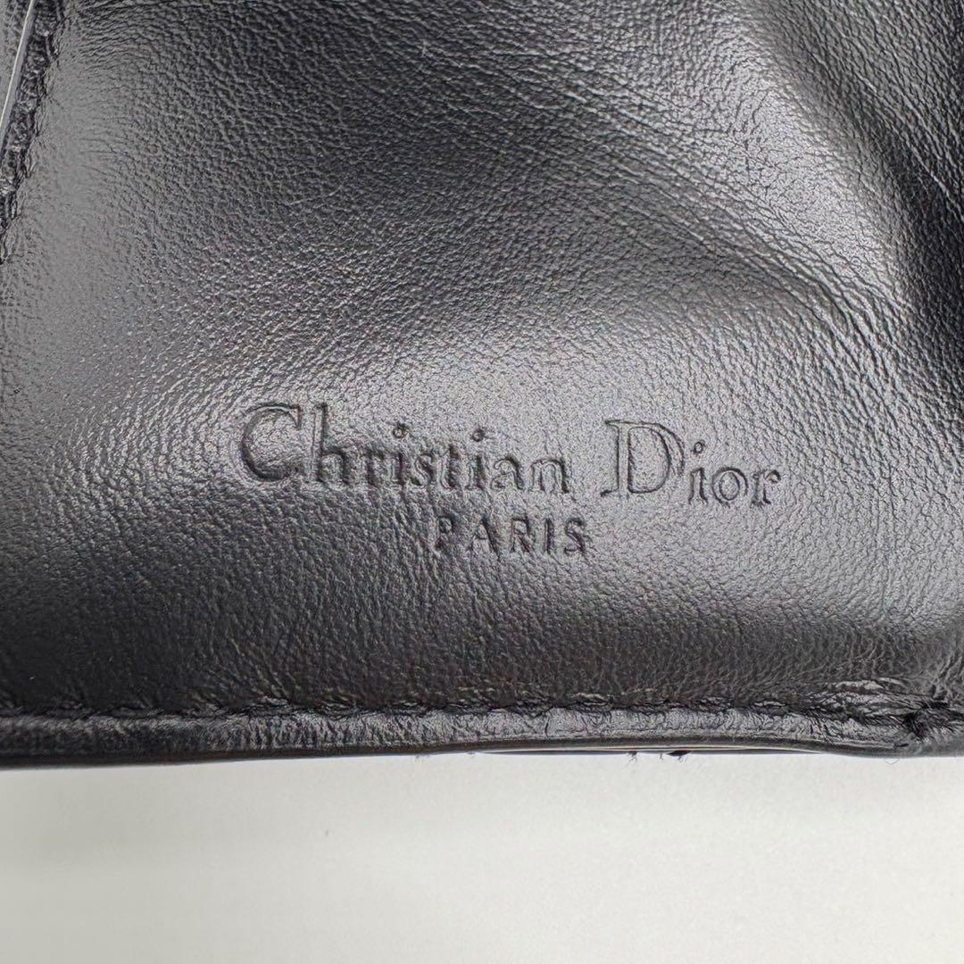 DIOR☆レディ ディオール☆エナメル☆ロータスウォレット☆カナージュ☆財布
