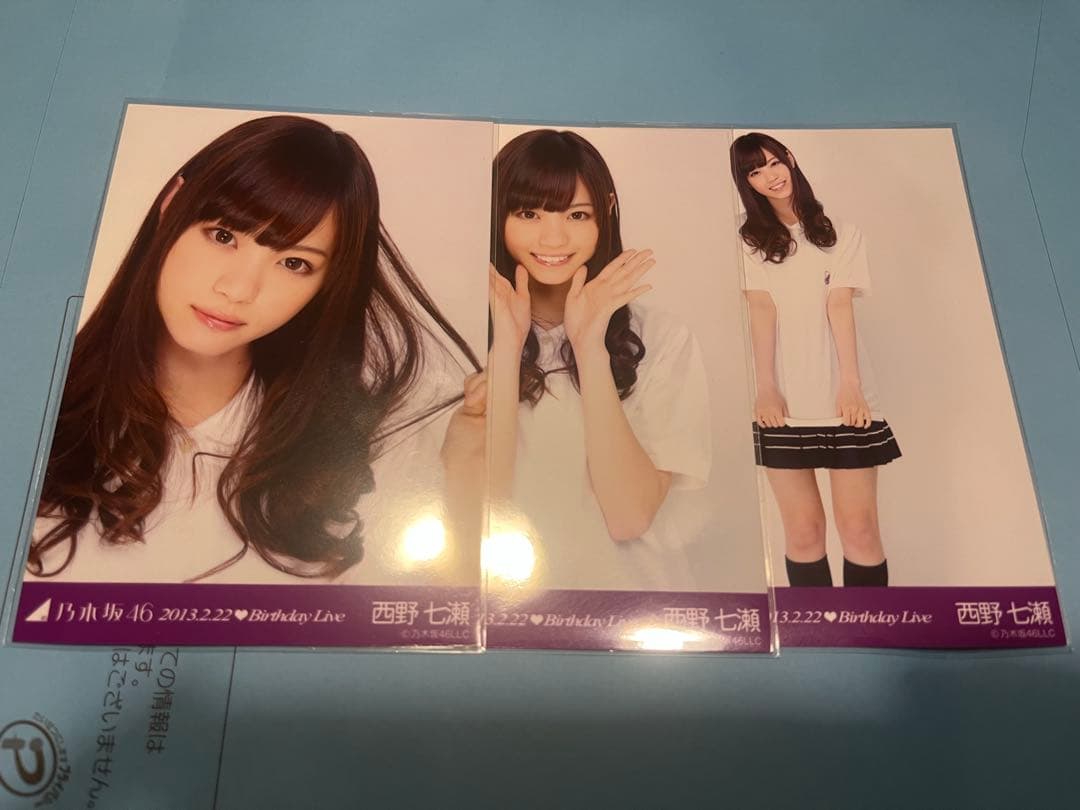 売切特価‼️西野七瀬　生写真　乃木坂ポロシャツ　Birthday Live