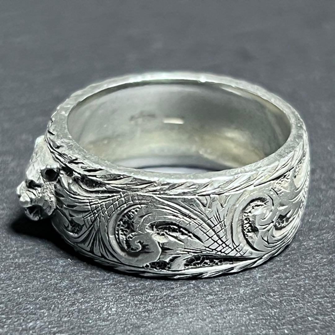 GUCCI シルバーリング キャットヘッド 表記サイズ23 実寸21号